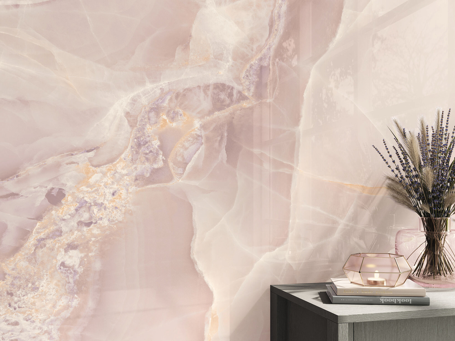 120x260 Onyx Bleu Pulido rect. Гранит керамический