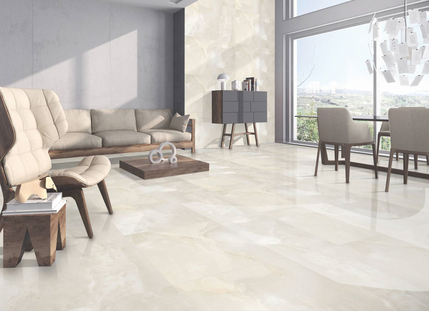 60x120 Vanilla Polished Гранит керамический