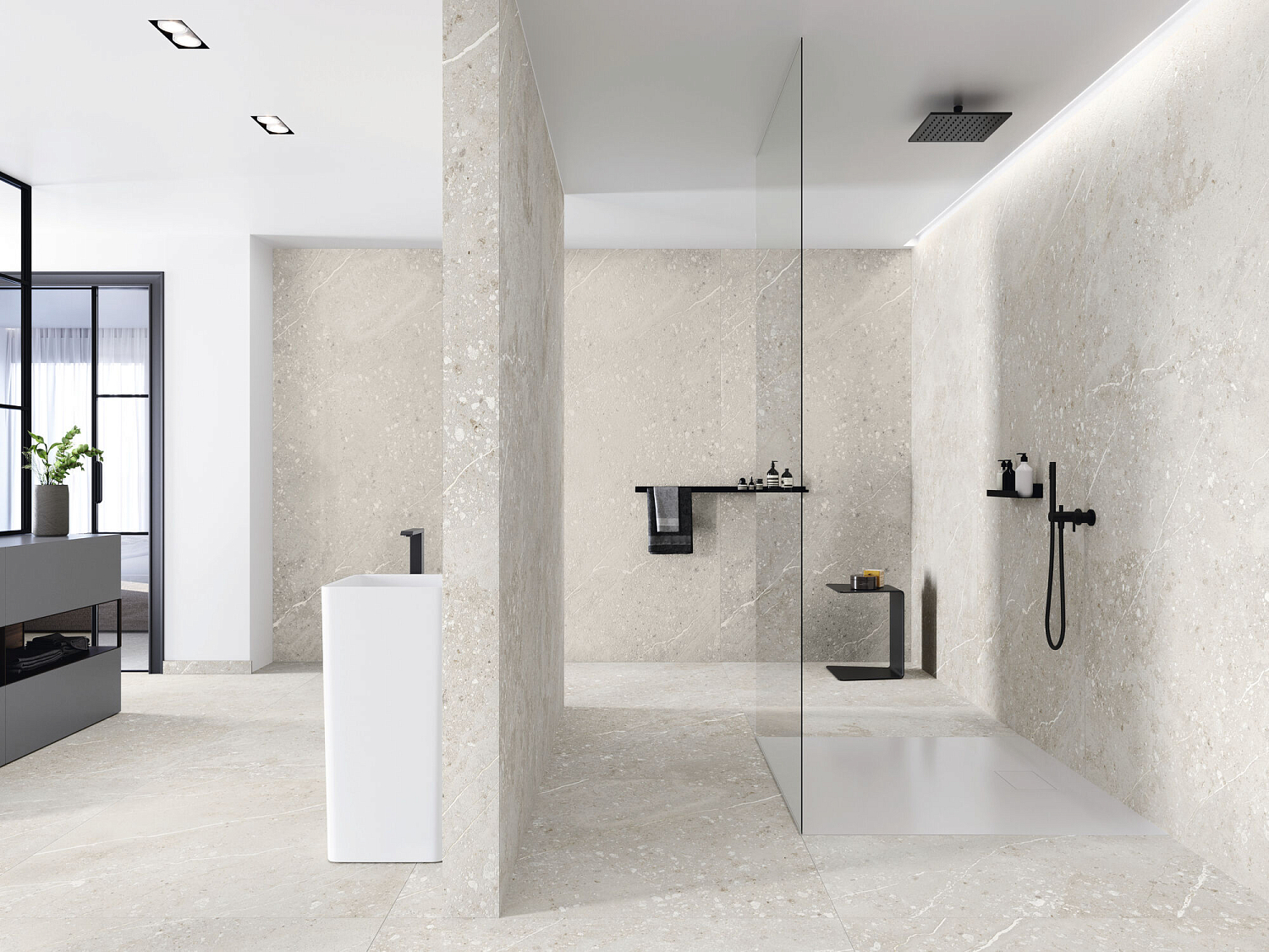 120x260 Volcano Avorio Гранит керамический