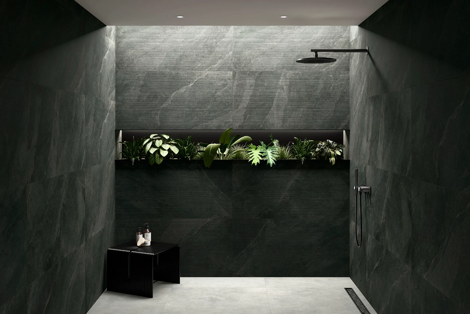 100x100 Boulder Antracit Matt Гранит керамический