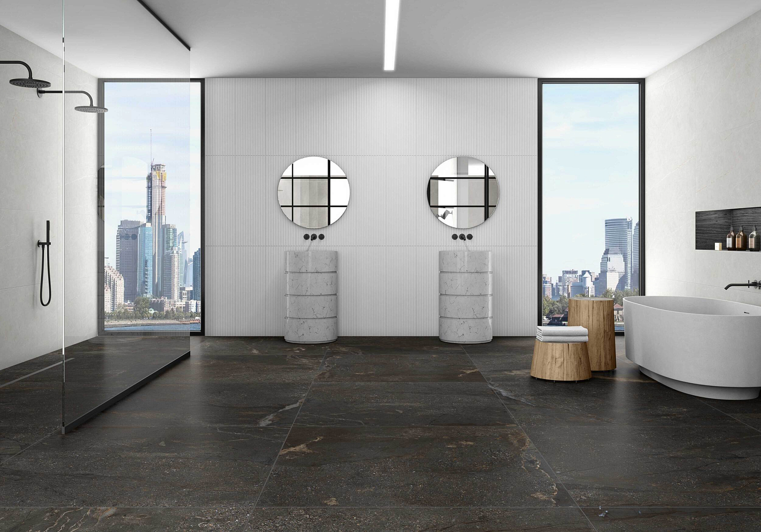 60x120 Mainstone Gray Matt Гранит керамический