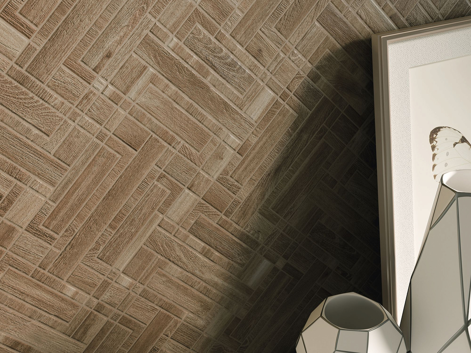 40x120 Zig Larchwood Ipe rect. Плитка керамическая