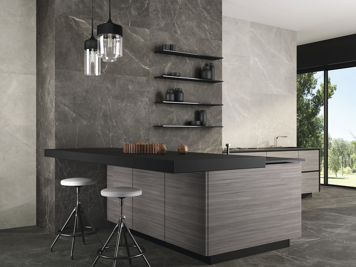 60x120 Bayona Grey natural Гранит керамический