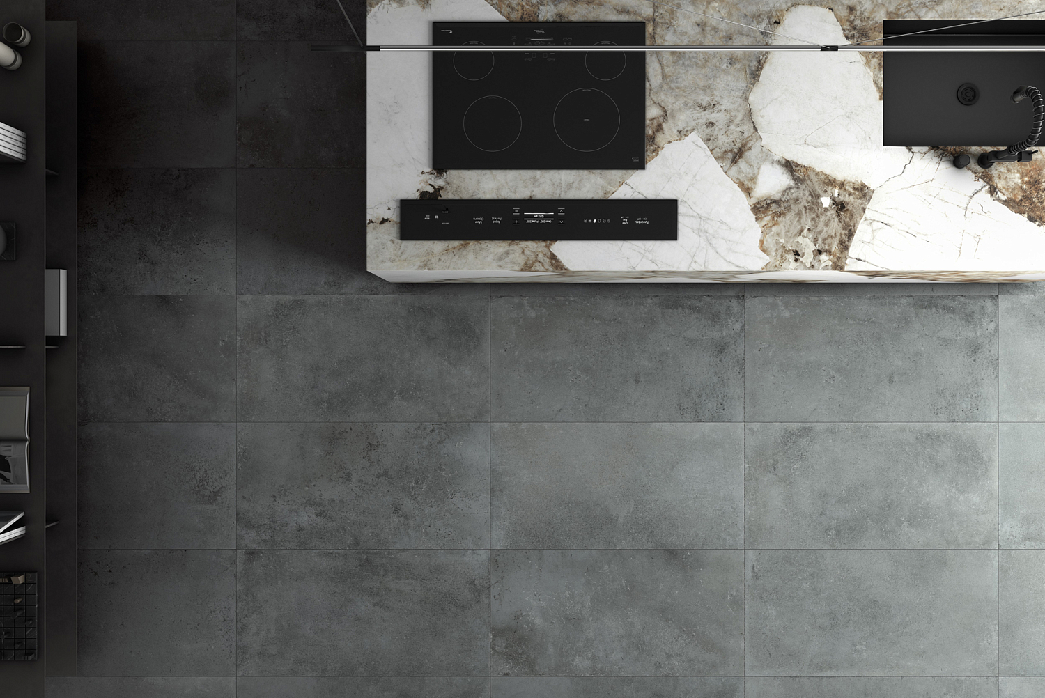 60x120 Cottonblend Gray Matt Гранит керамический