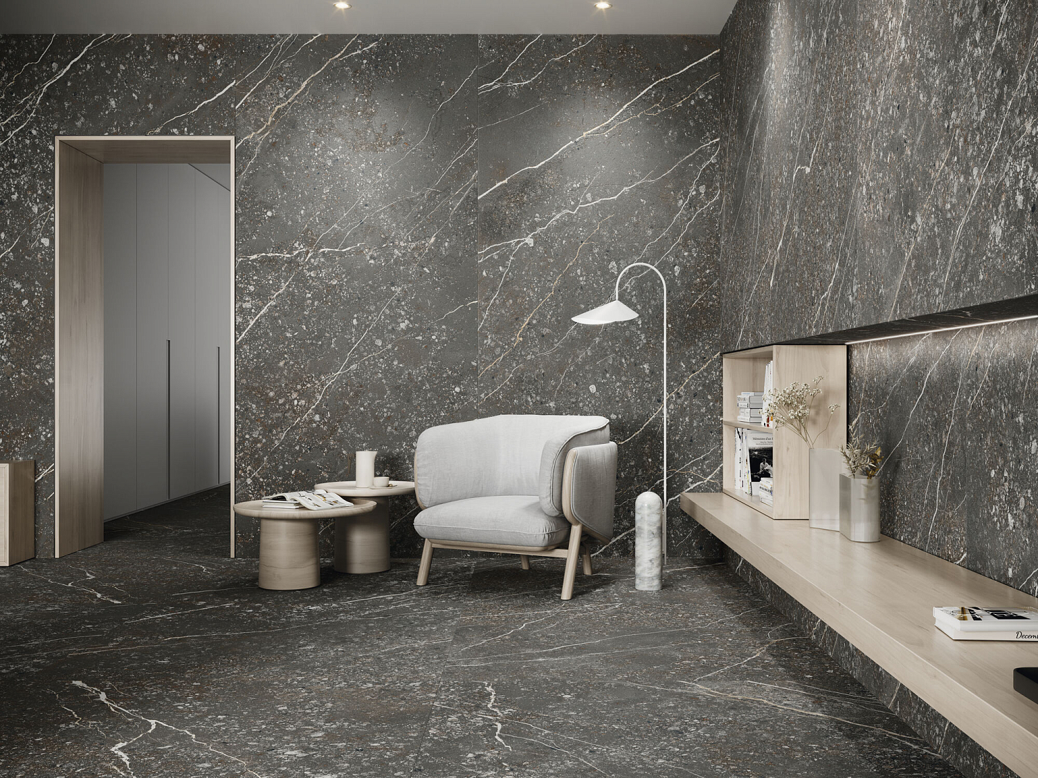 120x260 Volcano Avorio Гранит керамический