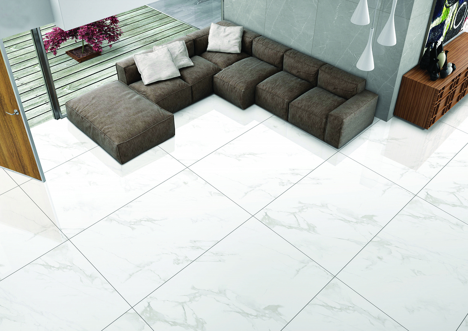 75x150 Calacata White Polished Гранит керамический