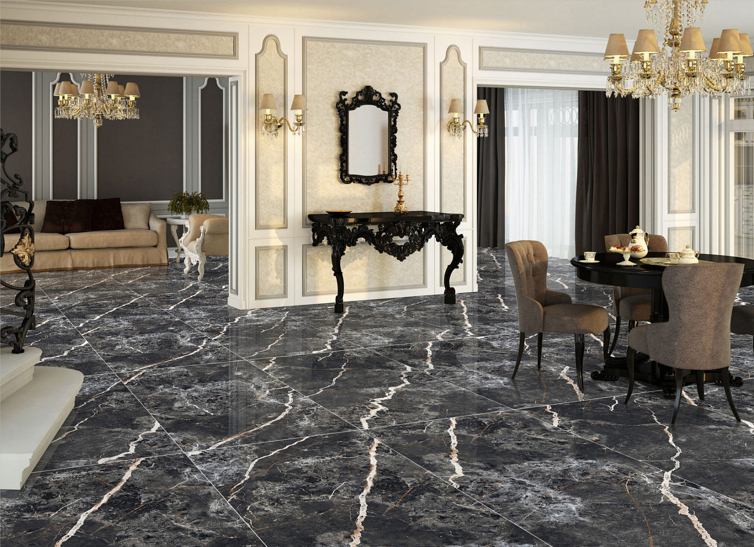 60x120 Infinity Glossy Гранит керамический