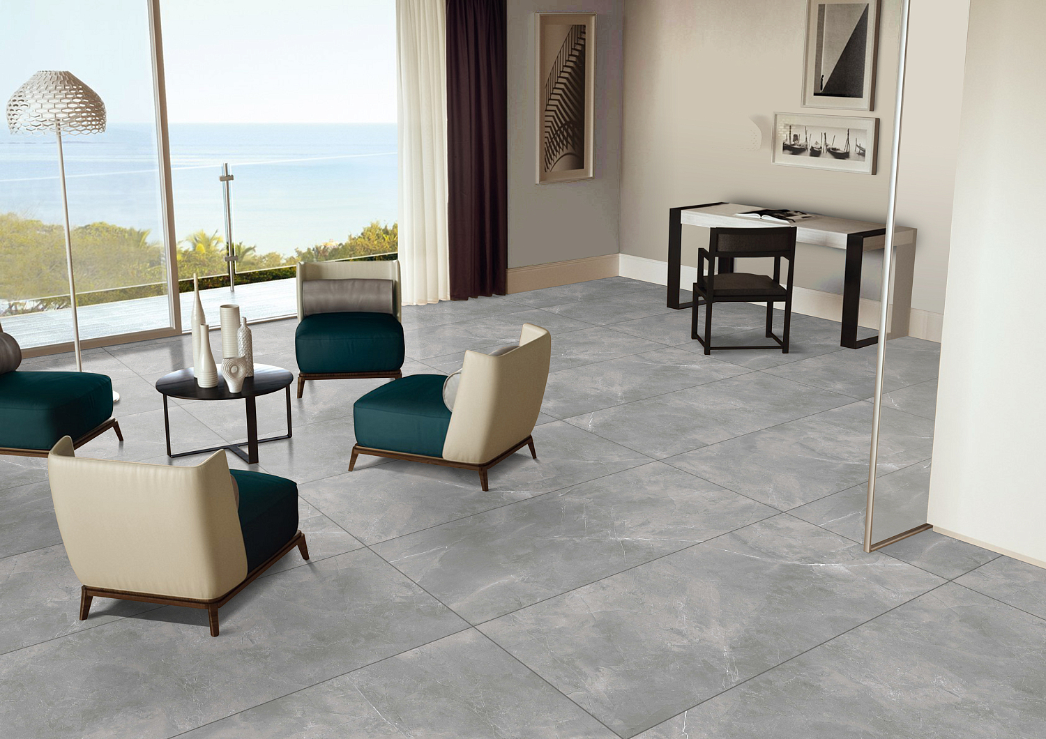 60x120 Tinta Dark Matt Гранит керамический