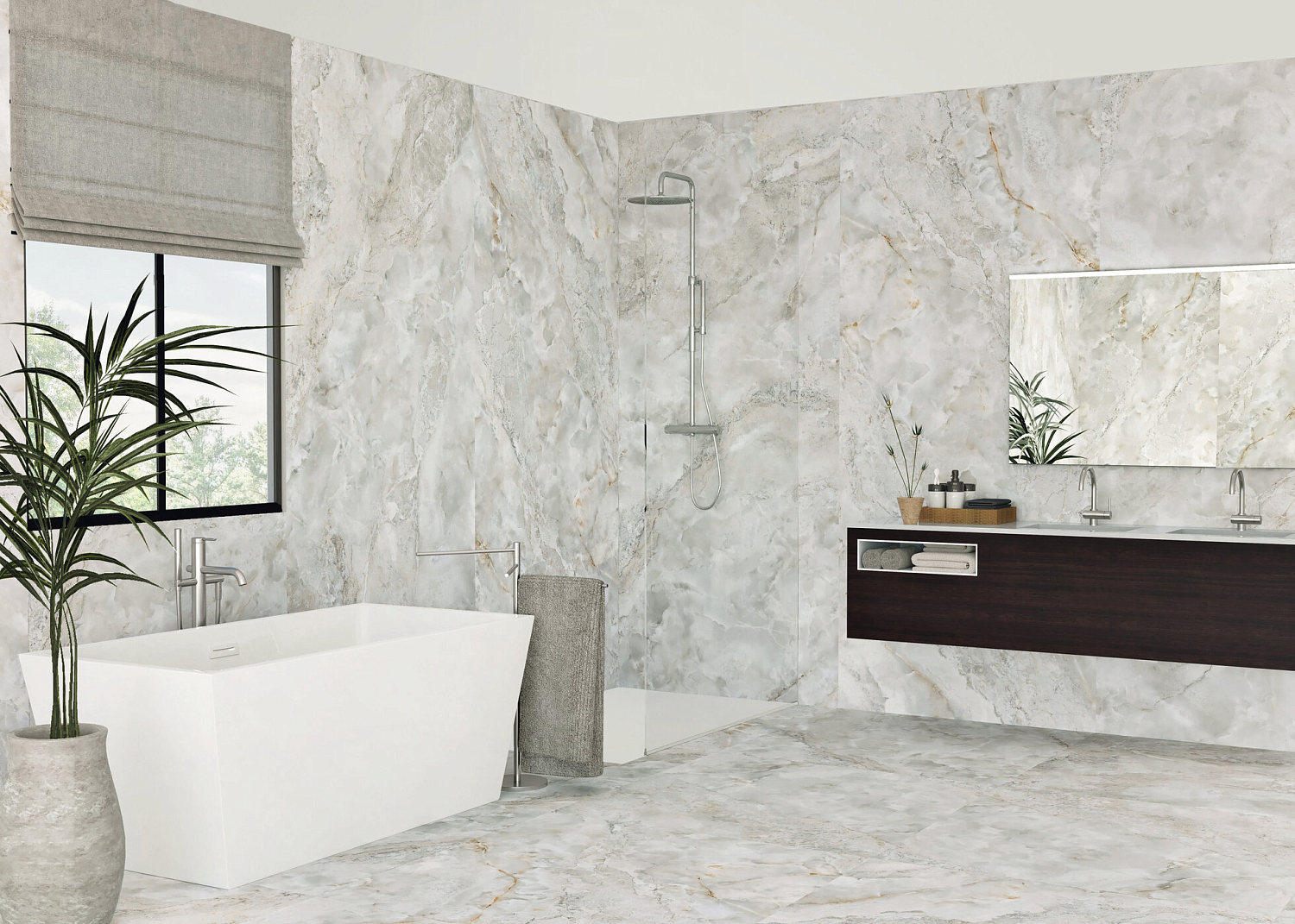 120x280 Aura Ivory Natural Гранит керамический