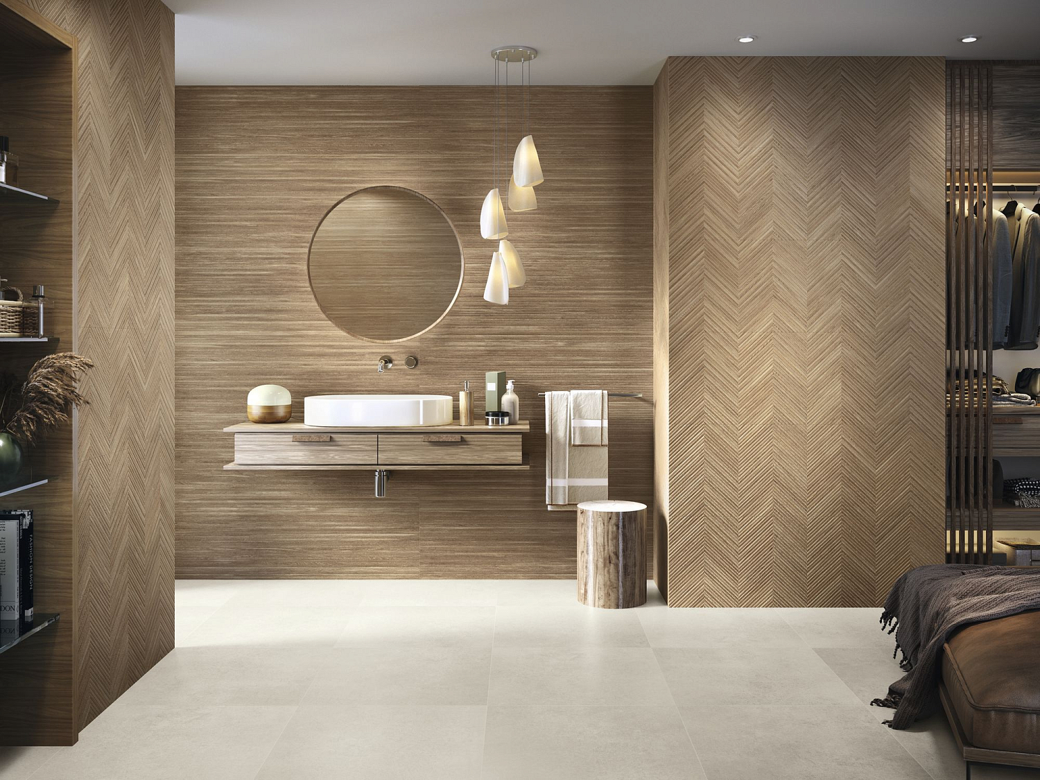 40x120 Zig Larchwood Ipe rect. Плитка керамическая