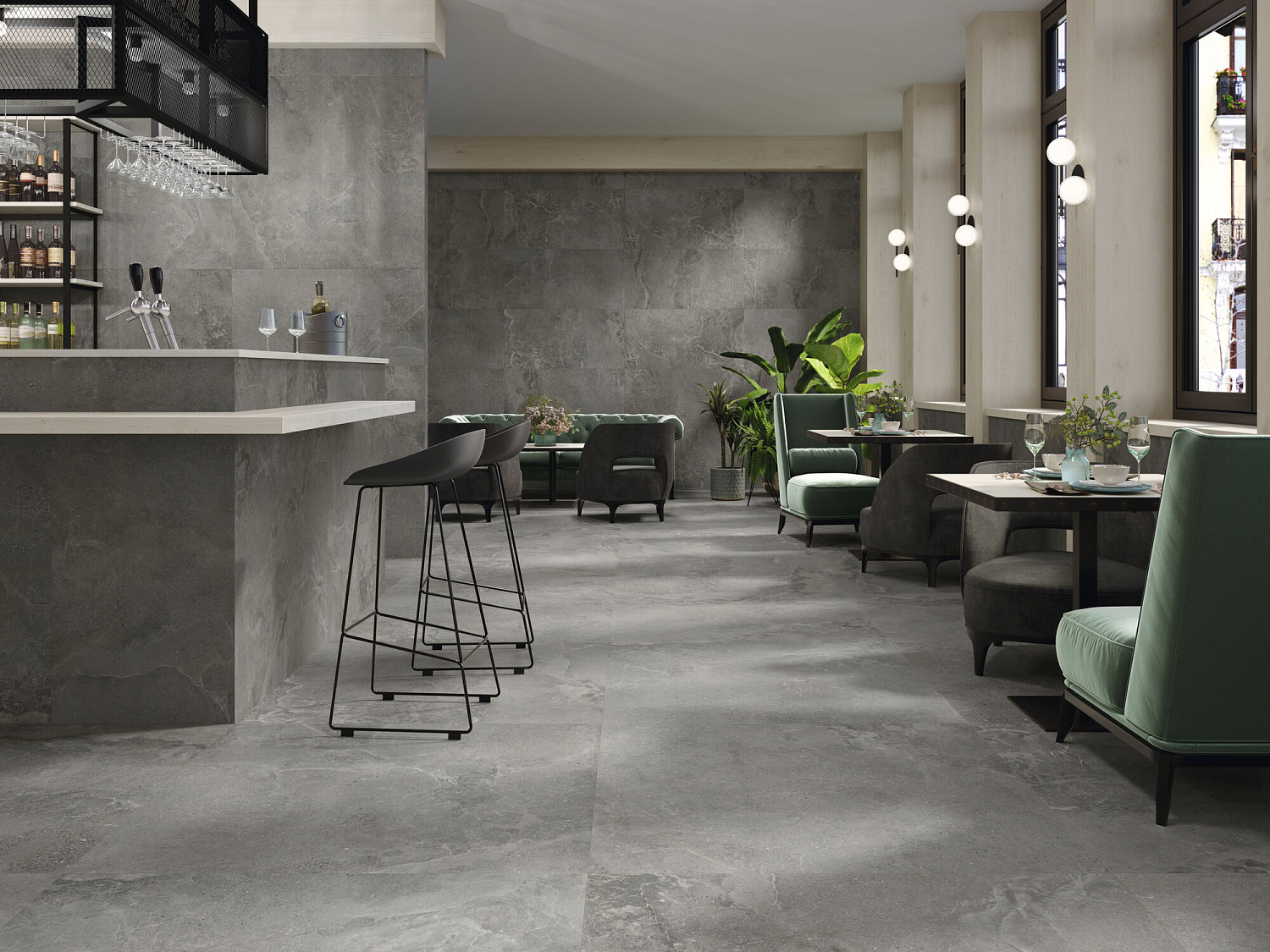 120x120 Dome Ash Гранит керамический