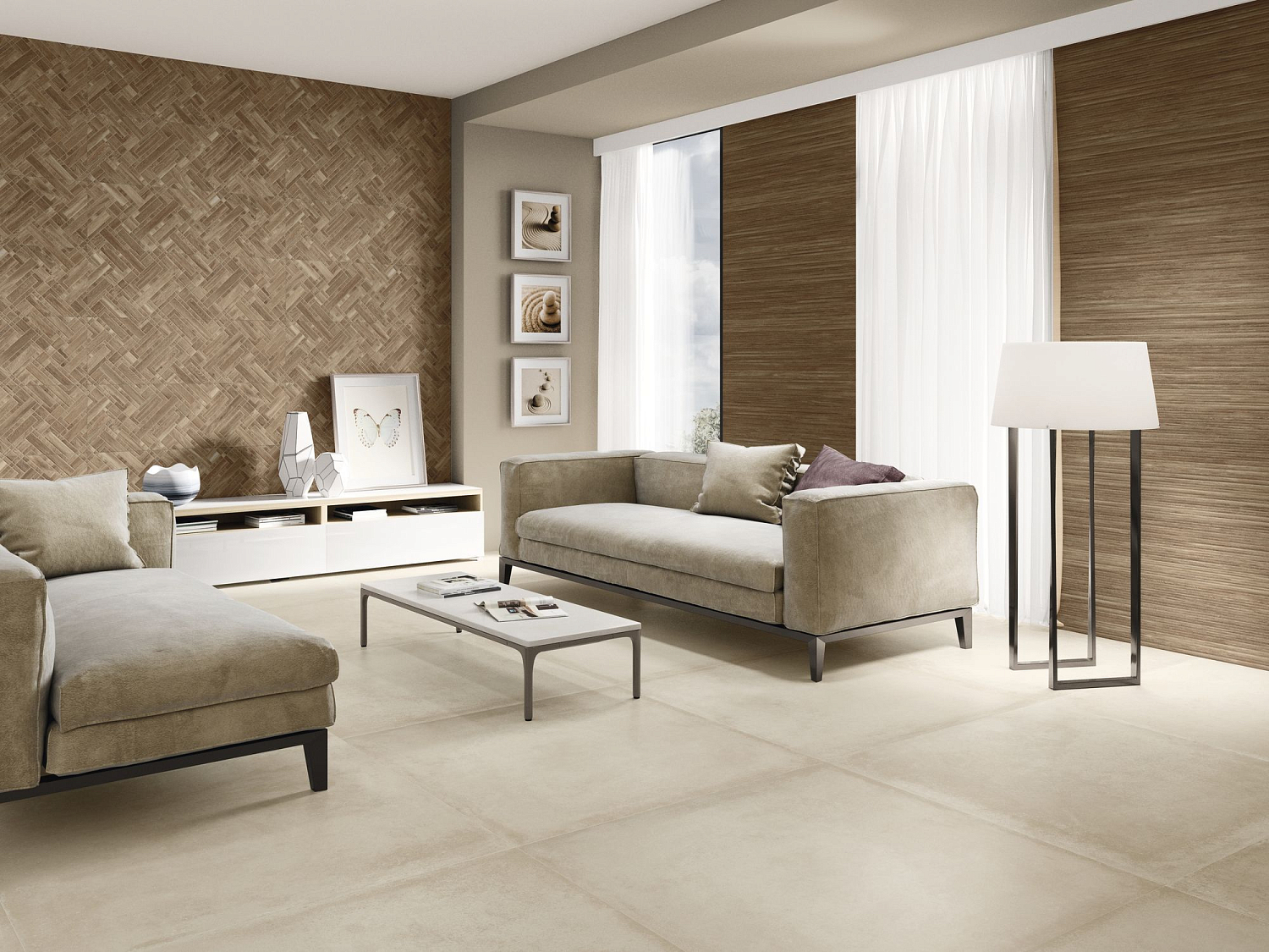 40x120 Zig Larchwood Ipe rect. Плитка керамическая