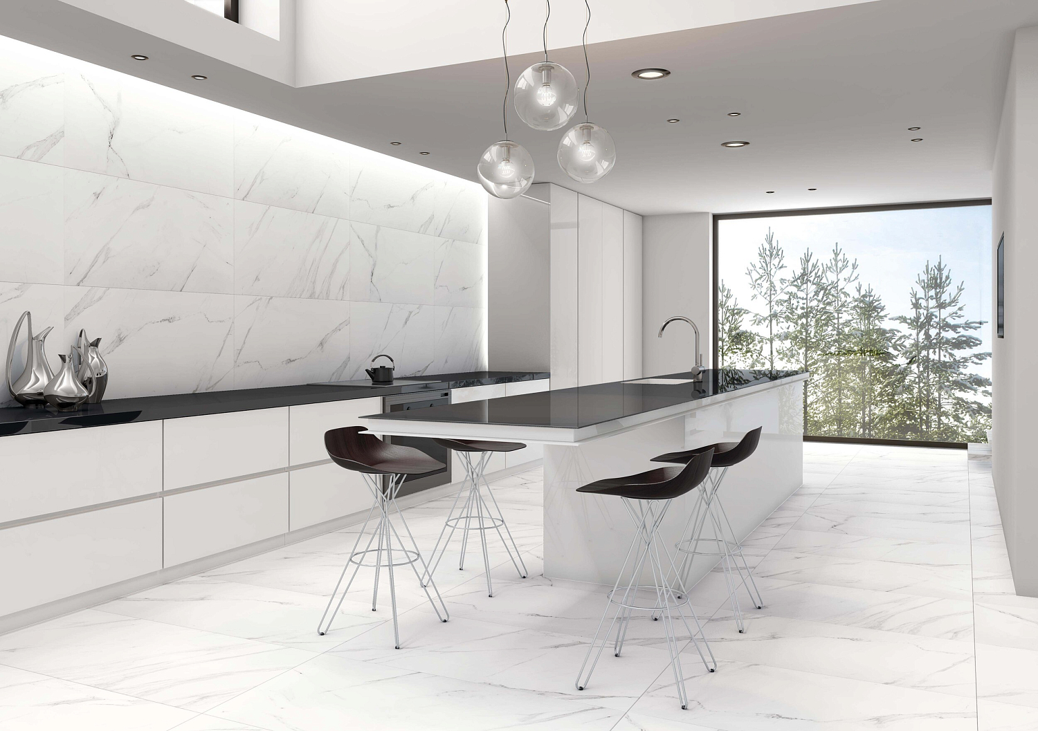 60x120 Baranello White Pul Гранит керамический